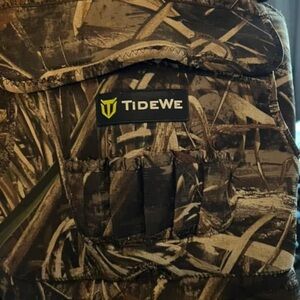 Tidewe Men's Brown Camo Hunting Jacket - Realtree-Style